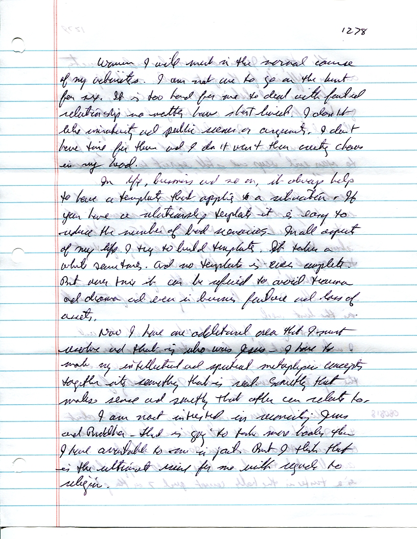 Dr John WorldPeace 2008 Prison Journal